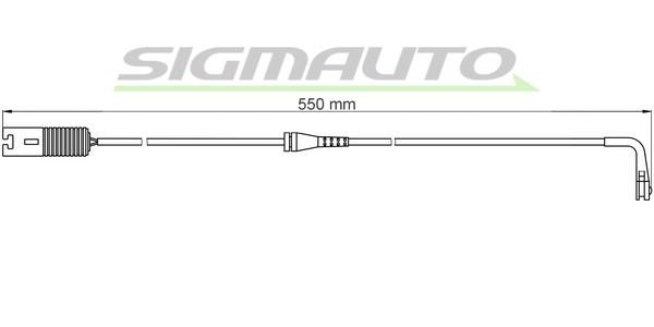 Sigmauto WI0534 Датчик износа тормозных колодок WI0534: Отличная цена - Купить в Польше на 2407.PL!