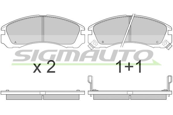 Sigmauto SPA573 Scheibenbremsbeläge, Set SPA573: Kaufen Sie zu einem guten Preis in Polen bei 2407.PL!