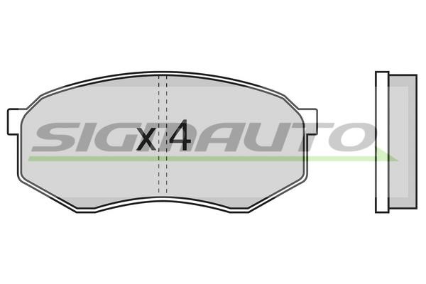 Sigmauto SPA476 Тормозные колодки дисковые, комплект SPA476: Отличная цена - Купить в Польше на 2407.PL!