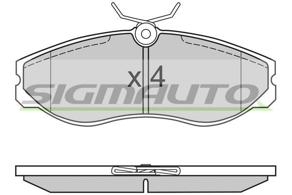 Sigmauto SPA624 Brake Pad Set, disc brake SPA624: Buy near me in Poland at 2407.PL - Good price!