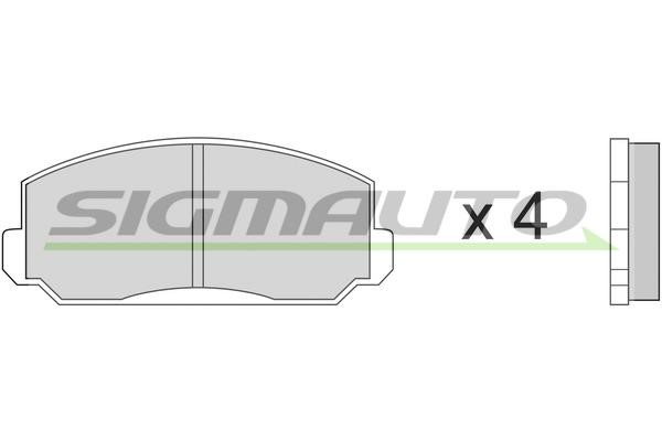 Sigmauto SPA150 Гальмівні колодки, комплект SPA150: Купити у Польщі - Добра ціна на 2407.PL!
