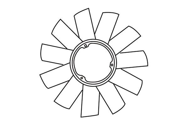 WXQP 120081 Fan impeller 120081: Buy near me in Poland at 2407.PL - Good price!