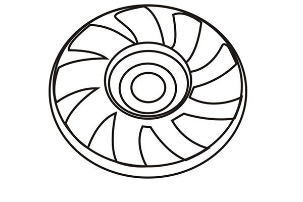 WXQP 220401 Fan impeller 220401: Buy near me in Poland at 2407.PL - Good price!
