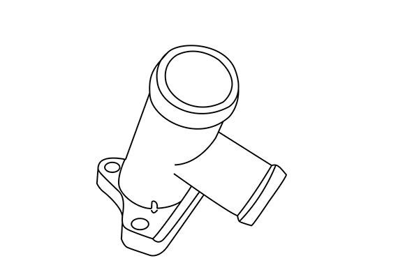 WXQP 320427 Фланець охолоджувальної рідини 320427: Приваблива ціна - Купити у Польщі на 2407.PL!