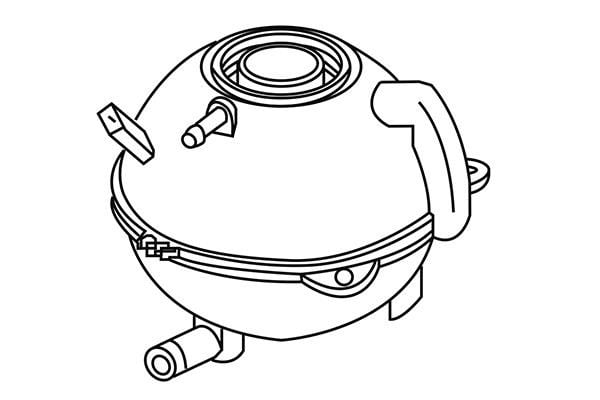 WXQP 320807 Expansion Tank, coolant 320807: Buy near me in Poland at 2407.PL - Good price!