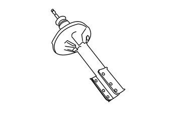 WXQP 460203 Амортизатор подвески задний газомасляный 460203: Отличная цена - Купить в Польше на 2407.PL!