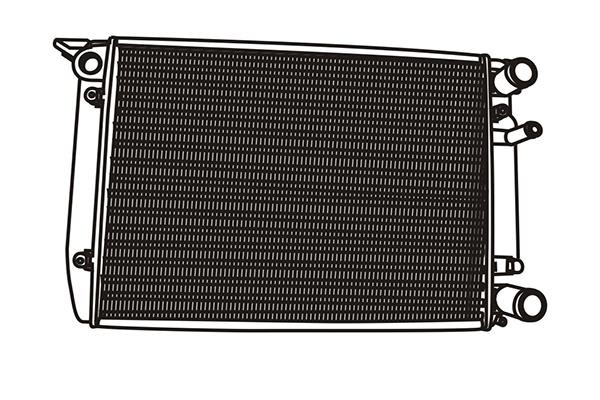 WXQP 321081 Radiator, engine cooling 321081: Buy near me in Poland at 2407.PL - Good price!