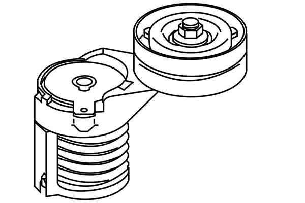 WXQP 313595 Tensioner pulley, v-ribbed belt 313595: Buy near me in Poland at 2407.PL - Good price!