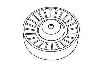 WXQP 111765 Tensioner pulley, v-ribbed belt 111765: Buy near me at 2407.PL in Poland at an Affordable price!