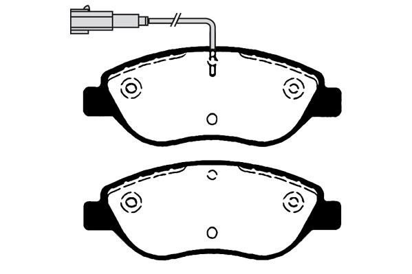 Technik'a 01505 Brake Pad Set, disc brake 01505: Buy near me in Poland at 2407.PL - Good price!