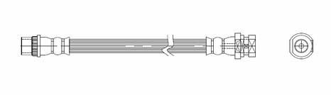 Technik'a 49238 Brake Hose 49238: Buy near me at 2407.PL in Poland at an Affordable price!