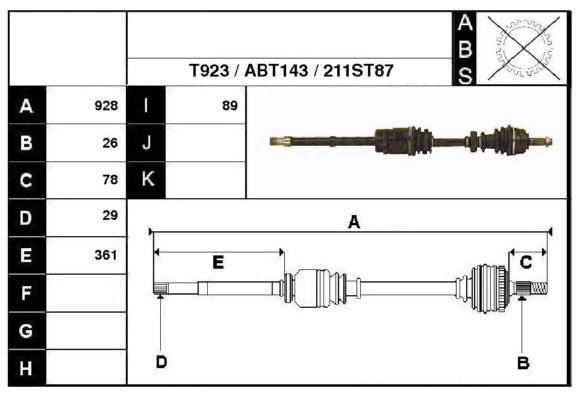 Technik'a 67211 Drive shaft 67211: Buy near me in Poland at 2407.PL - Good price!