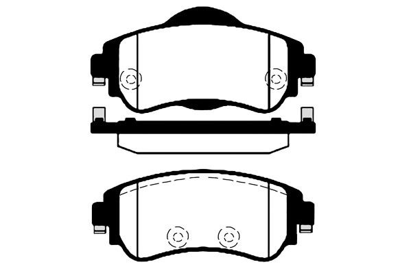 Technik'a 01841 Brake Pad Set, disc brake 01841: Buy near me in Poland at 2407.PL - Good price!