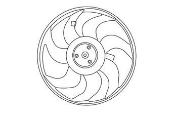 WXQP 351753 Hub, engine cooling fan wheel 351753: Buy near me in Poland at 2407.PL - Good price!