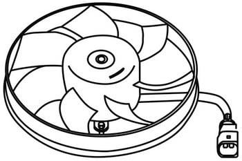 WXQP 351327 Hub, engine cooling fan wheel 351327: Buy near me in Poland at 2407.PL - Good price!