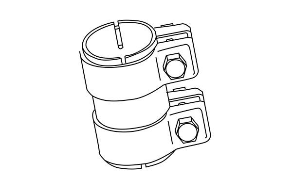 WXQP 313829 Exhaust clamp 313829: Buy near me at 2407.PL in Poland at an Affordable price!