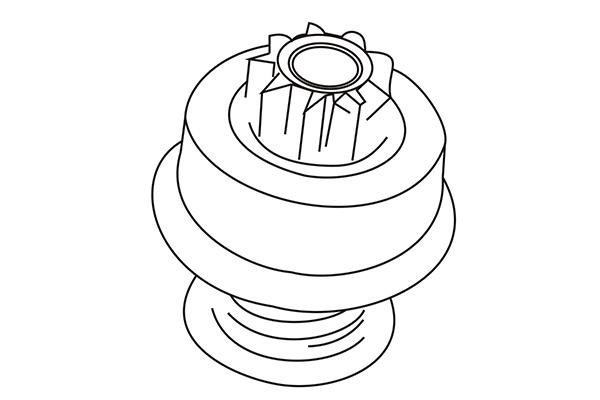 WXQP 351229 Freewheel gear, starter 351229: Buy near me at 2407.PL in Poland at an Affordable price!