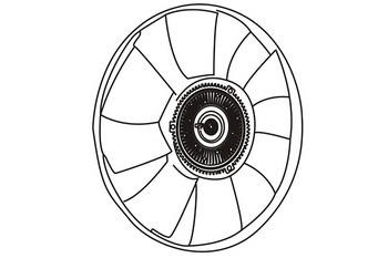 WXQP 150753 Hub, engine cooling fan wheel 150753: Buy near me in Poland at 2407.PL - Good price!