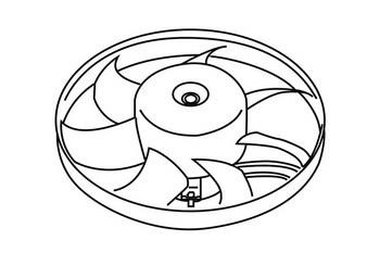 WXQP 351241 Hub, engine cooling fan wheel 351241: Buy near me in Poland at 2407.PL - Good price!