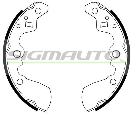 Sigmauto SFA911 Szczęki hamulcowe, zestaw SFA911: Dobra cena w Polsce na 2407.PL - Kup Teraz!