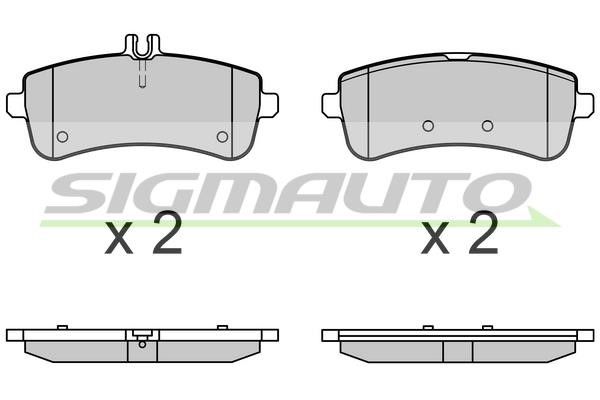 Sigmauto SPB709 Brake Pad Set, disc brake SPB709: Buy near me in Poland at 2407.PL - Good price!