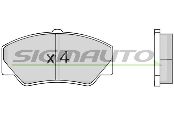 Sigmauto SPA316 Brake Pad Set, disc brake SPA316: Buy near me in Poland at 2407.PL - Good price!