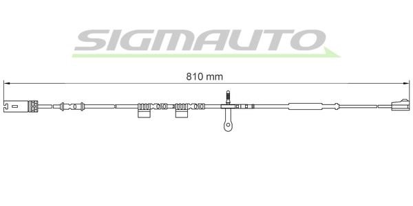 Sigmauto WI0700 Warning contact, brake pad wear WI0700: Buy near me in Poland at 2407.PL - Good price!