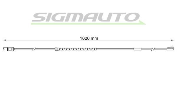 Sigmauto WI0788 Warning contact, brake pad wear WI0788: Buy near me in Poland at 2407.PL - Good price!