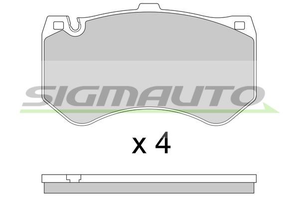 Sigmauto SPB779 Brake Pad Set, disc brake SPB779: Buy near me in Poland at 2407.PL - Good price!