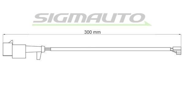 Sigmauto WI0912 Warning contact, brake pad wear WI0912: Buy near me in Poland at 2407.PL - Good price!