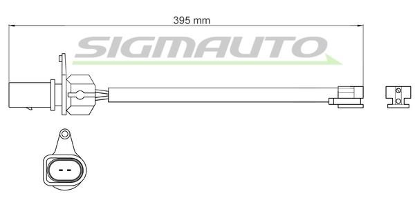 Sigmauto WI0967 Датчик износа тормозных колодок WI0967: Отличная цена - Купить в Польше на 2407.PL!