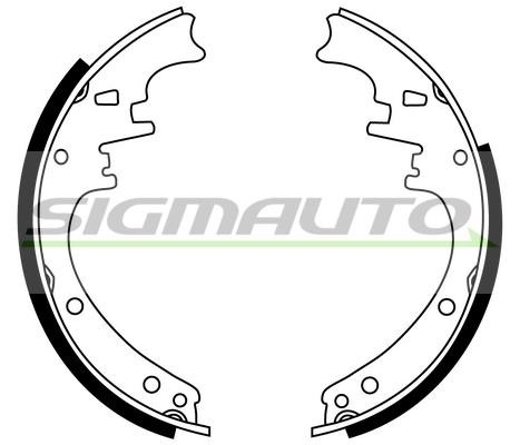 Sigmauto SFA421 Brake shoe set SFA421: Buy near me in Poland at 2407.PL - Good price!