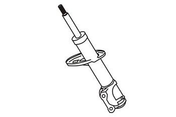 WXQP 360887 Front oil shock absorber 360887: Buy near me in Poland at 2407.PL - Good price!