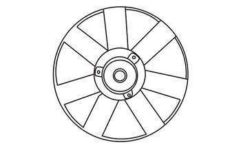 WXQP 351299 Hub, engine cooling fan wheel 351299: Buy near me in Poland at 2407.PL - Good price!