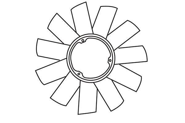 WXQP 220023 Fan impeller 220023: Buy near me in Poland at 2407.PL - Good price!