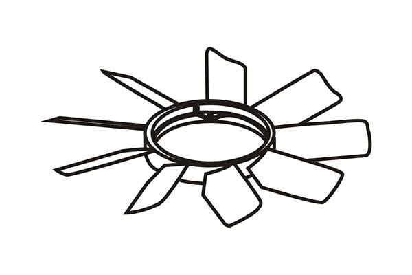 WXQP 120077 Fan impeller 120077: Buy near me in Poland at 2407.PL - Good price!