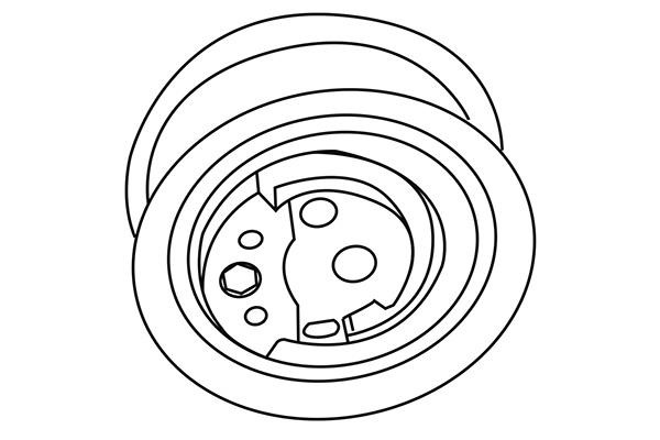 WXQP 313589 Tensioner pulley, timing belt 313589: Buy near me in Poland at 2407.PL - Good price!