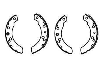WXQP 640053 Brake shoe set 640053: Buy near me at 2407.PL in Poland at an Affordable price!