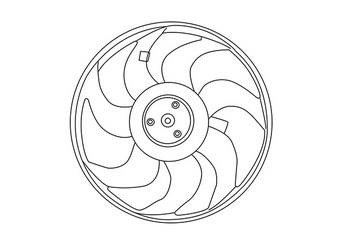 WXQP 351323 Hub, engine cooling fan wheel 351323: Buy near me in Poland at 2407.PL - Good price!