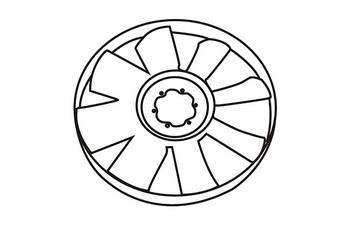 WXQP 120801 Fan impeller 120801: Buy near me in Poland at 2407.PL - Good price!