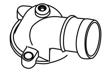 WXQP 120141 Thermostat housing 120141: Buy near me at 2407.PL in Poland at an Affordable price!