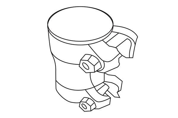 WXQP 312485 Exhaust clamp 312485: Buy near me in Poland at 2407.PL - Good price!