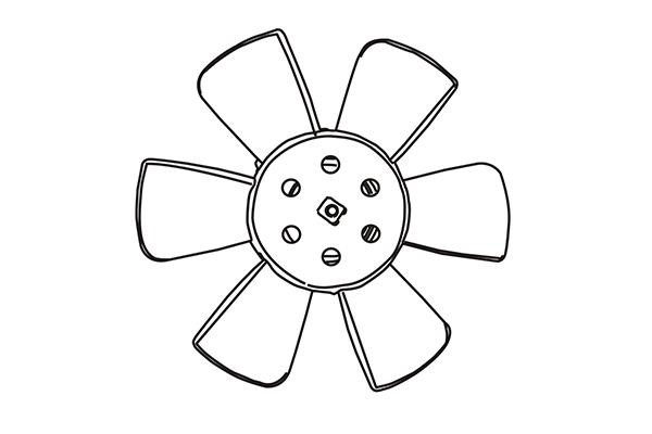 WXQP 351965 Hub, engine cooling fan wheel 351965: Buy near me in Poland at 2407.PL - Good price!