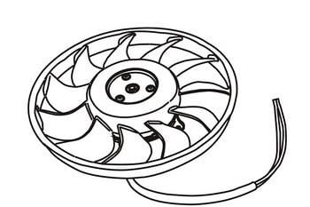 WXQP 351981 Hub, engine cooling fan wheel 351981: Buy near me in Poland at 2407.PL - Good price!