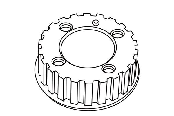 WXQP 313899 Kurbelwellenrad 313899: Kaufen Sie zu einem guten Preis in Polen bei 2407.PL!