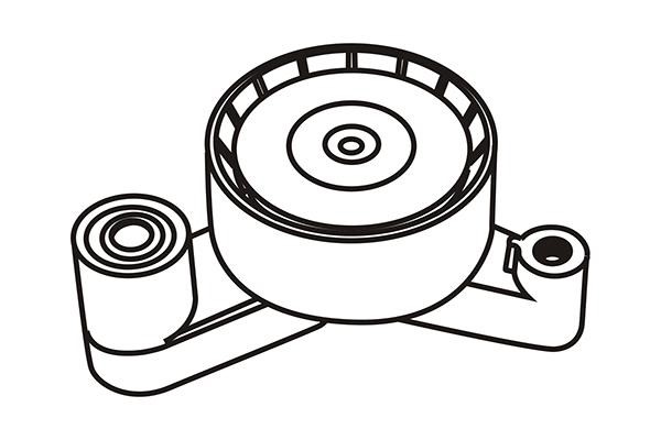 WXQP 210587 Tensioner pulley, v-ribbed belt 210587: Buy near me at 2407.PL in Poland at an Affordable price!
