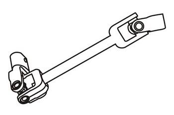 WXQP 660025 Joint, steering shaft 660025: Buy near me in Poland at 2407.PL - Good price!