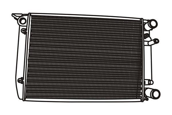 WXQP 320153 Radiator, engine cooling 320153: Buy near me in Poland at 2407.PL - Good price!