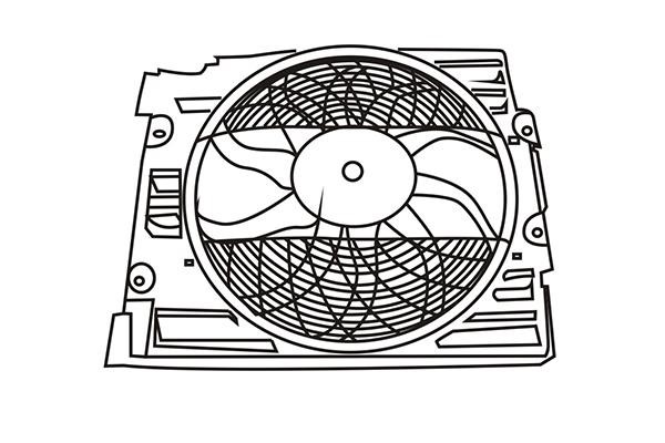 WXQP 250089 Hub, engine cooling fan wheel 250089: Buy near me in Poland at 2407.PL - Good price!