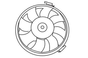 WXQP 351255 Hub, engine cooling fan wheel 351255: Buy near me in Poland at 2407.PL - Good price!